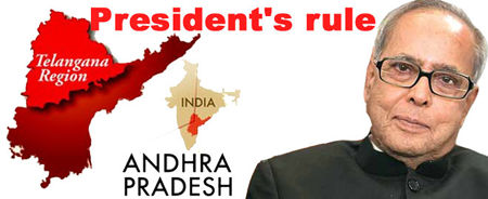 President Rule After 41 Years in Andhra Pradesh, UPA Congress Impose President Rule in Andhra Pradesh, Andhra Pradesh to Face   President Rule After in Congress Government